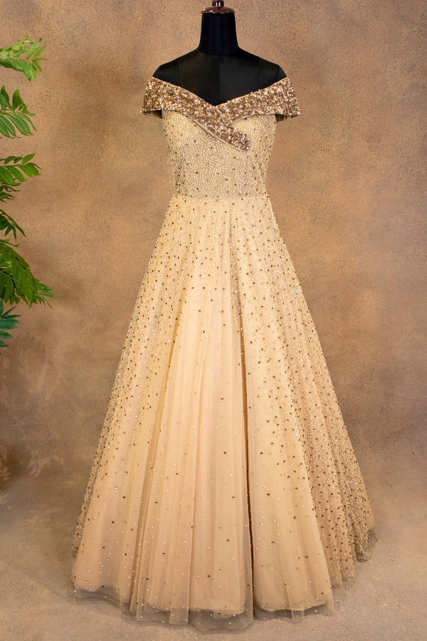 Golden Net Gown