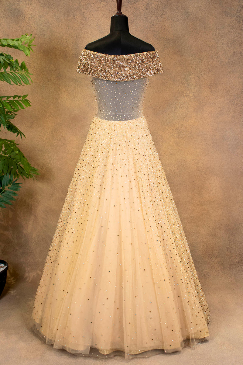 Golden Net Gown