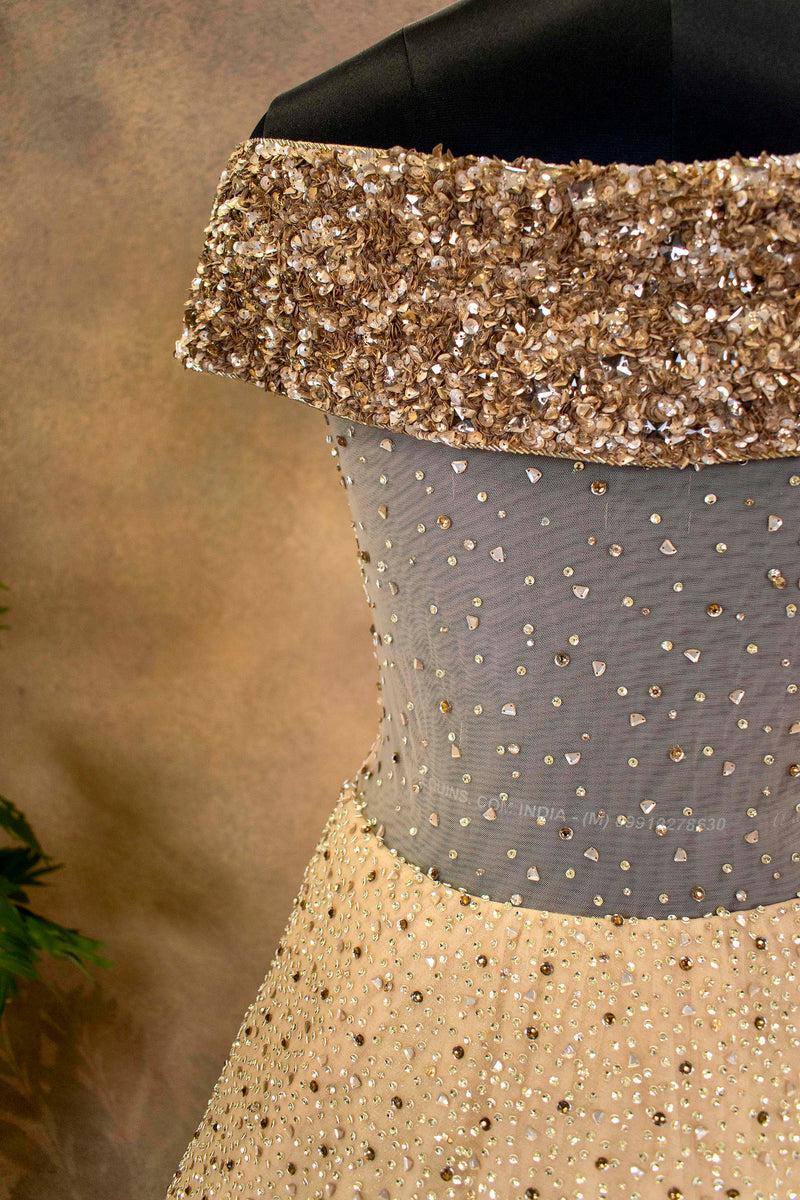 Golden Net Gown